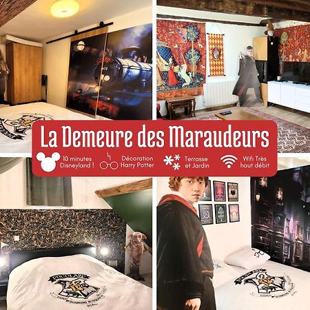 La Demeure Des Maraudeurs -10Min Disney-Jardin & Bbq Villiers-sur-Morin Kültér fotó